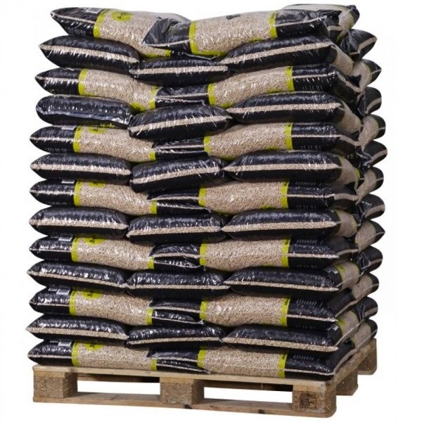 975 Kg Wood Pellets Full Pallet Cardiff Logs