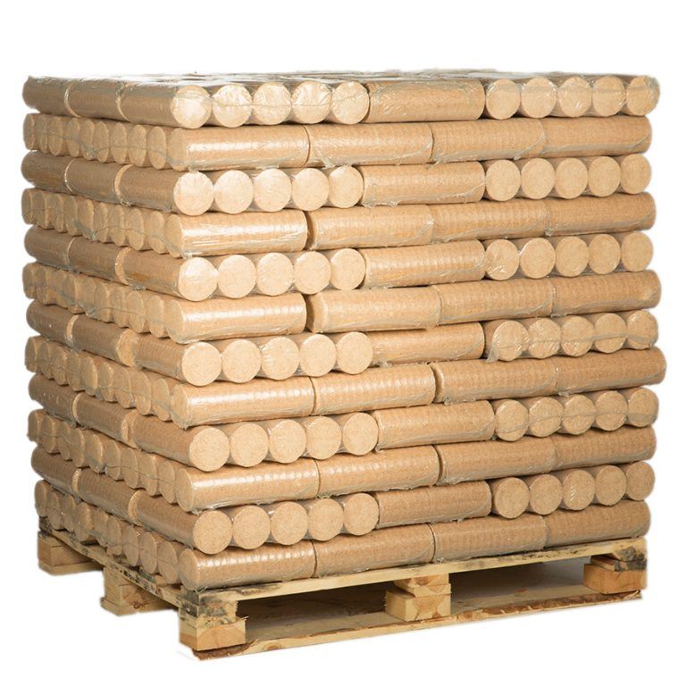 960 Kg Heat Logs, Fully Stacked Pallet Cardiff Logs