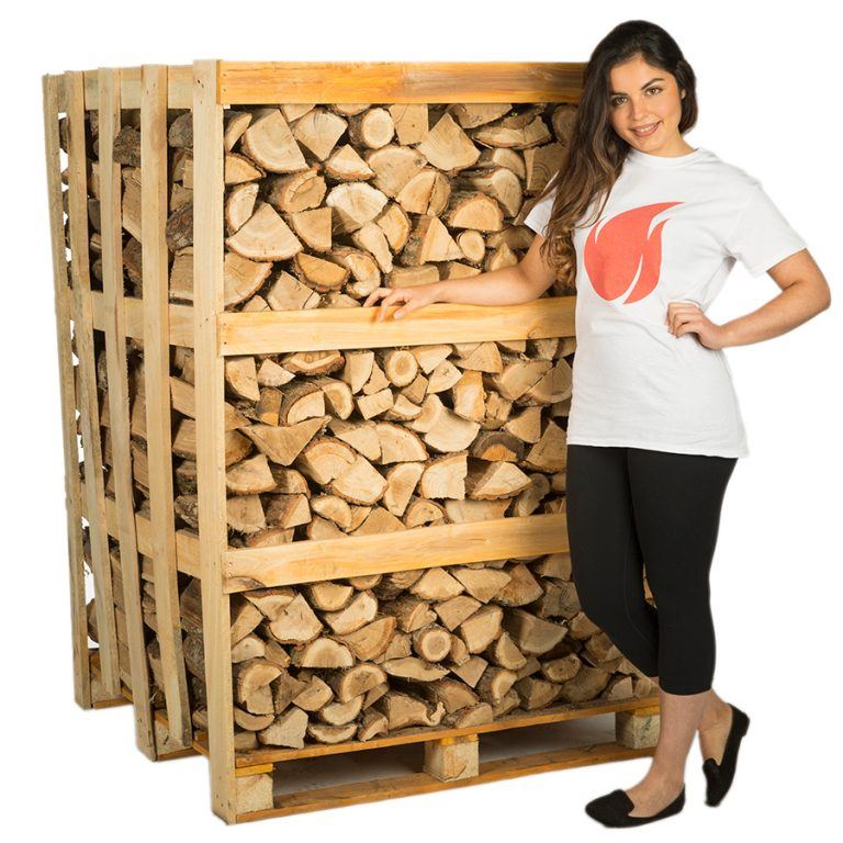 Oak Firewood Full Crate of Logs 2m3 Cardiff Logs